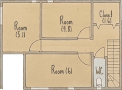 Glassa 約25坪 2階