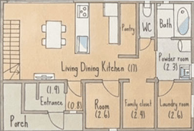 Glassa 約35坪 1階